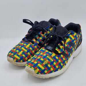 Adidas ZX Flux Weave rainbow multicolor men's size 8